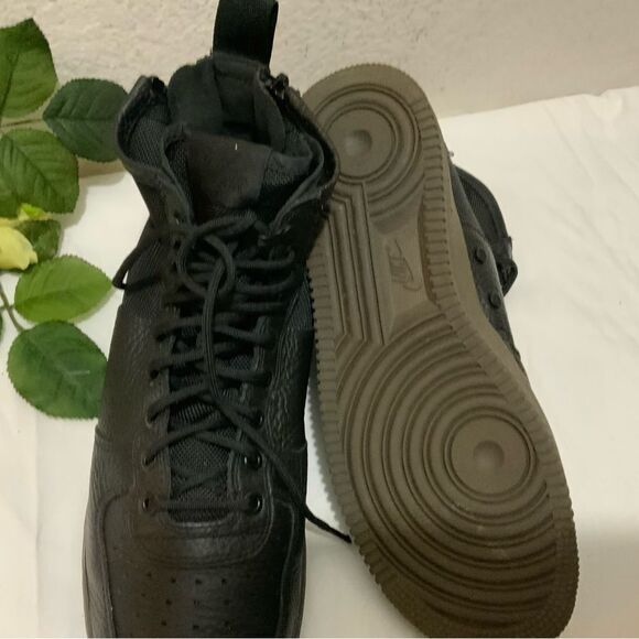 Nike SF Air Force 1 Mid Black Hazel Goddess Division Utility 917753-002 Men’s - Picture 14 of 14